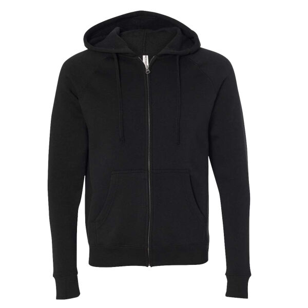 Unisex Special Blend Raglan Full-Zip Hooded Sweatshirt Thumbnail
