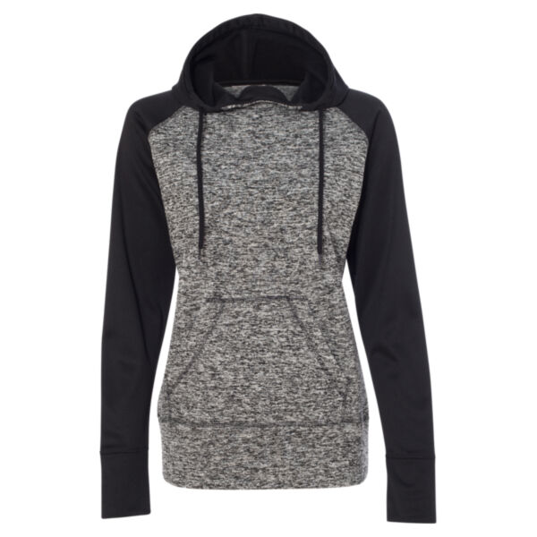 Women’s Colorblocked Cosmic Fleece Hooded Sweatshirt Thumbnail