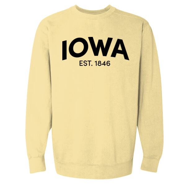 IOWA Est. 1846 Comfort Colors Garment-Dyed Sweatshirt Thumbnail