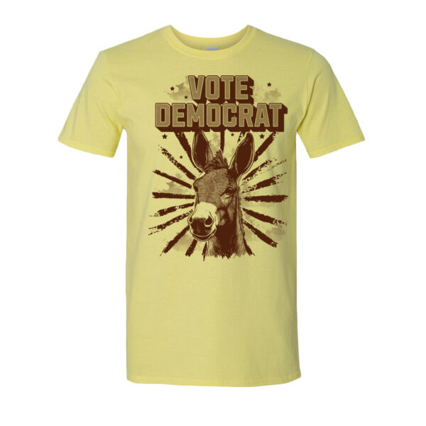 VOTE DEMOCRAT Throwback Vintage T-Shirt Thumbnail