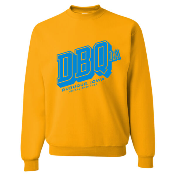 DBQ IA Throwback NuBlend® Crewneck Sweatshirt Thumbnail