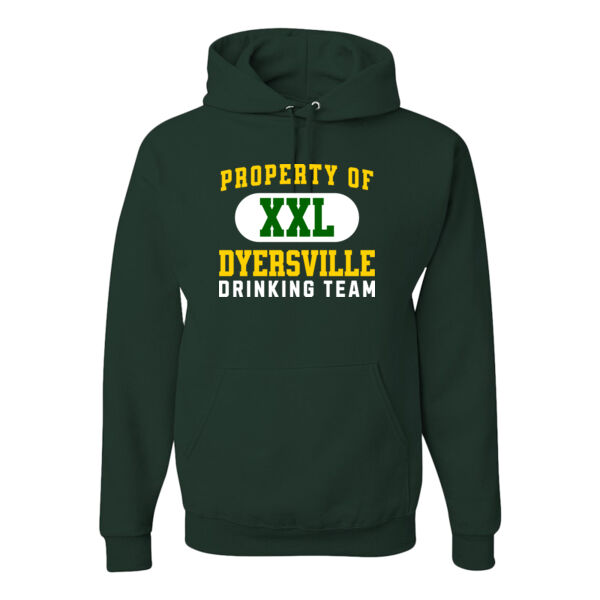 Property of XXL Dyersville Drinking Team Comfort Hoodie Thumbnail
