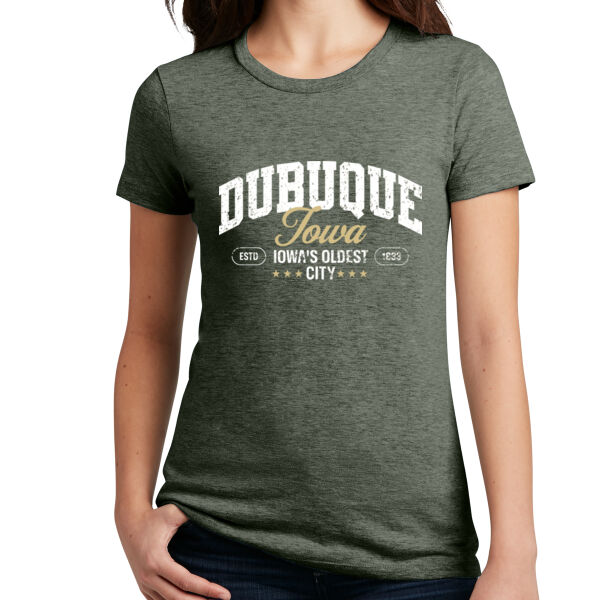 Dubuque, Iowa Oldest City Women's T-Shirt Thumbnail