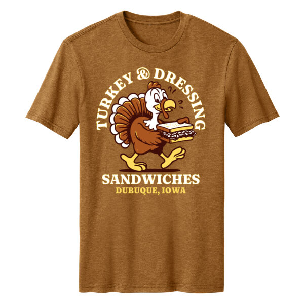 Turkey & Dressing Sandwiches Dubuque, Iowa Vintage T-Shirt Thumbnail