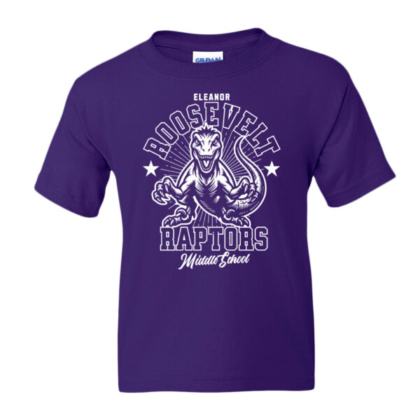 Eleanor Roosevelt Middle School Raptors Youth T-Shirt Thumbnail