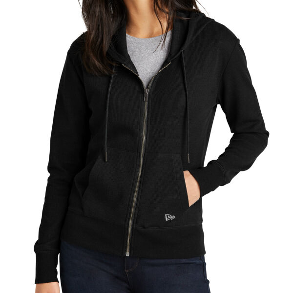 Women's Thermal Full Zip Hoodie Thumbnail