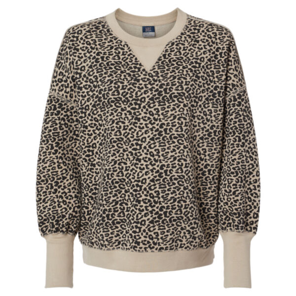 Women's Sueded Fleece Crewneck Sweatshirt Thumbnail