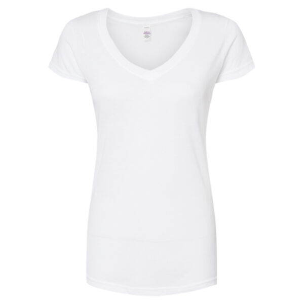 Women's Poly-Rich V-Neck T-Shirt Thumbnail