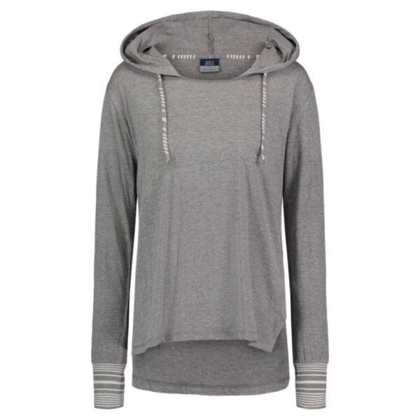 Women's Heathered Jersey Hooded Tunic Thumbnail
