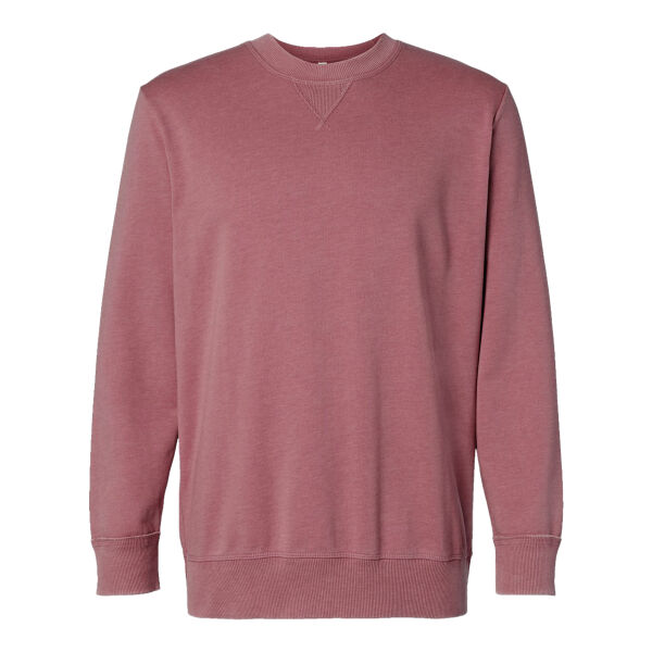 Unisex Vintage Wash Fleece Crewneck Sweatshirt Thumbnail