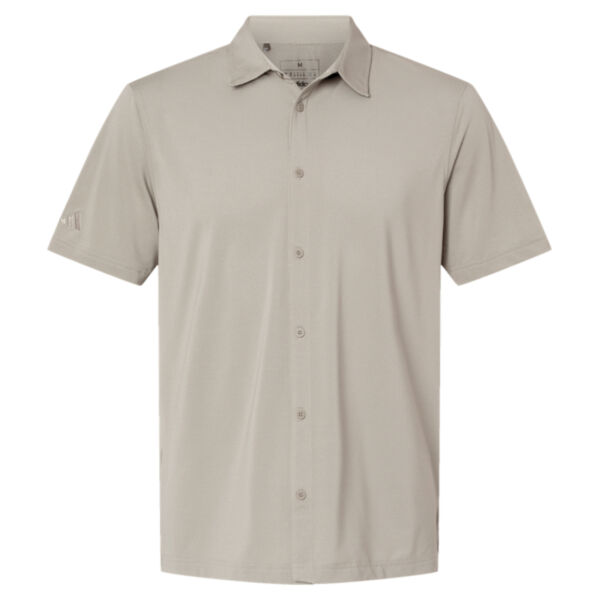 Men's Full Button Down Short Sleeve Shirt Thumbnail