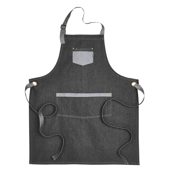 Domain Contrast Denim Bib Apron Thumbnail