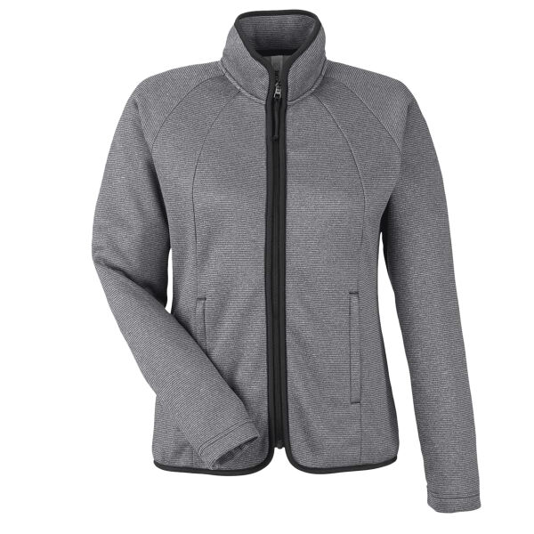 Women's Venture Heathered Stripe Full-Zip Thumbnail