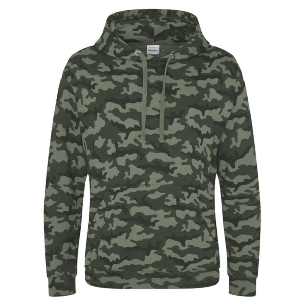 Unisex Camo Hooded Sweatshirt Thumbnail