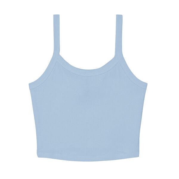 Women's Micro Rib Spaghetti Strap Tank Thumbnail