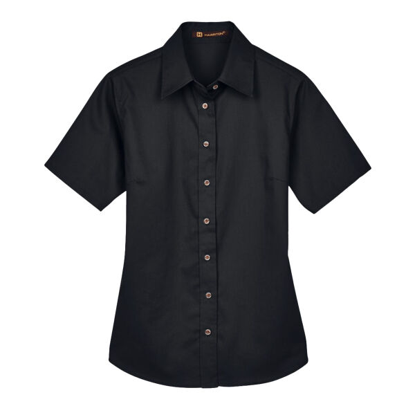 Women's Easy Blend™ Short Sleeve Twill Dress Shirt with Stain-Release Thumbnail