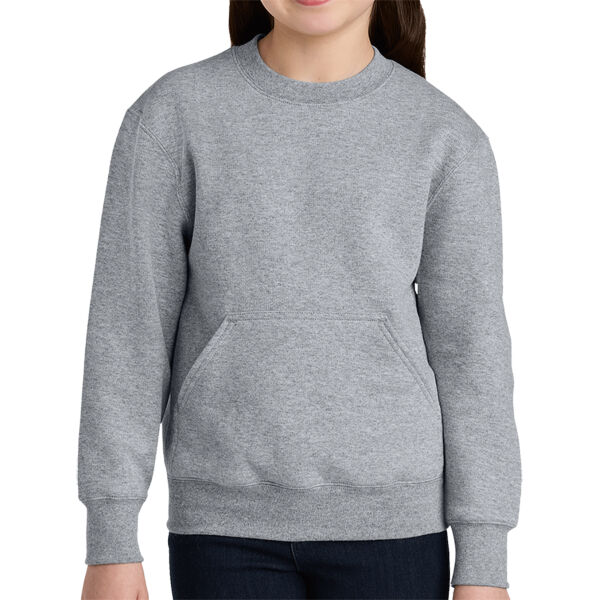 Youth Core Fleece Crewneck Pocket Sweatshirt Thumbnail