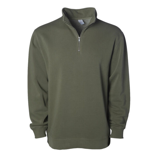 Unisex Pigment-Dyed Quarter-Zip Pullover Thumbnail