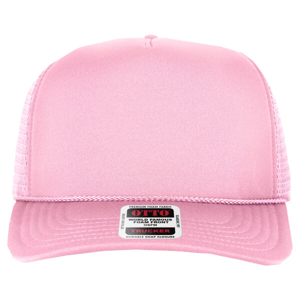 OTTO CAP "OTTO COMFY FIT" 5 Panel High Crown Mesh Back Trucker Hat Thumbnail