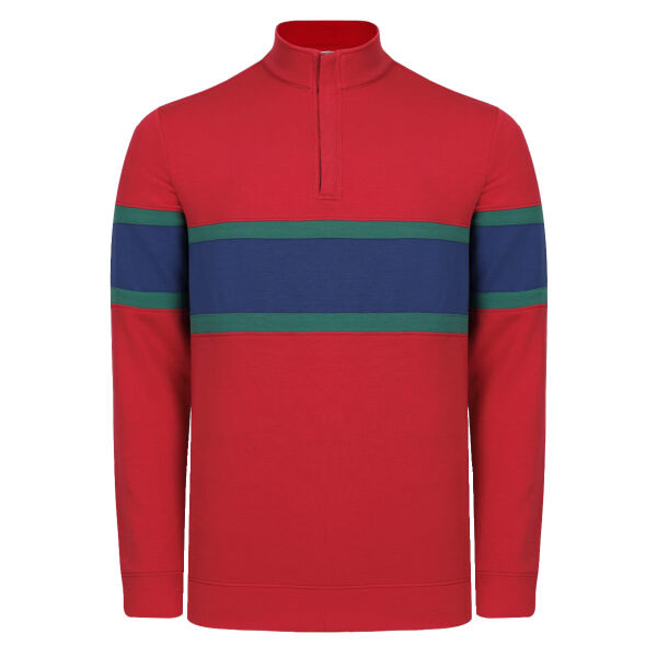 Men's Owen Quarter-Zip Colorblock Pullover Thumbnail
