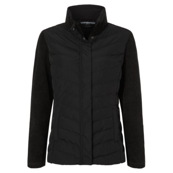 Women's Mixed Media Chevron Jacket Thumbnail