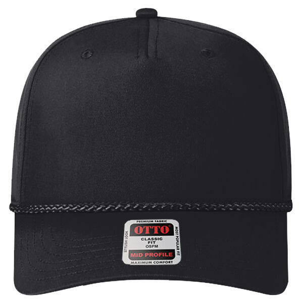 OTTO CAP® 5 Panel Mid Profile Baseball Cap Thumbnail