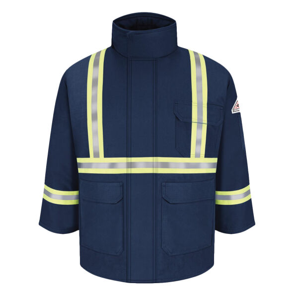 Men's Deluxe Parka With Reflective Trim - EXCEL FR® ComforTouch Thumbnail