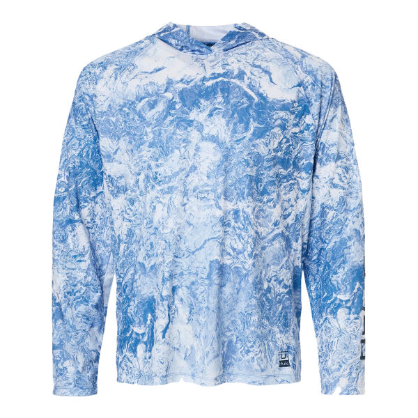 Youth Pursuit Mossy Oak Printed Hooded Long Sleeve T-Shirt Thumbnail