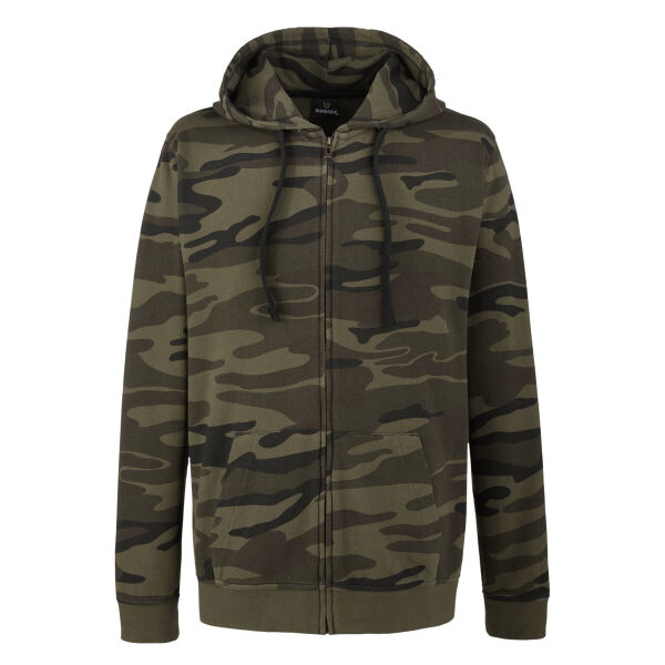 Men's Camo Full-Zip Hooded Sweatshirt Thumbnail