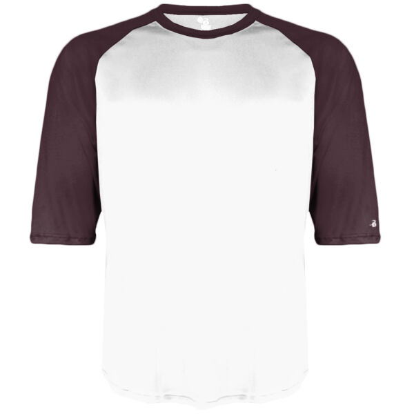Men's B-Core Three-Quarter Sleeve Baseball T-Shirt Thumbnail