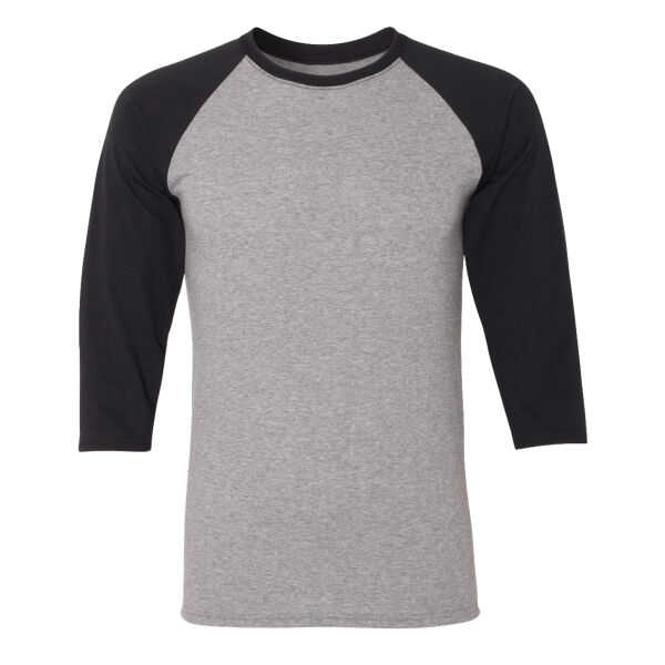 Unisex Triblend Three-Quarter Raglan Baseball T-Shirt Thumbnail