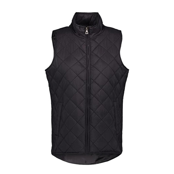 Women's Vintage Diamond Quilted Vest Thumbnail