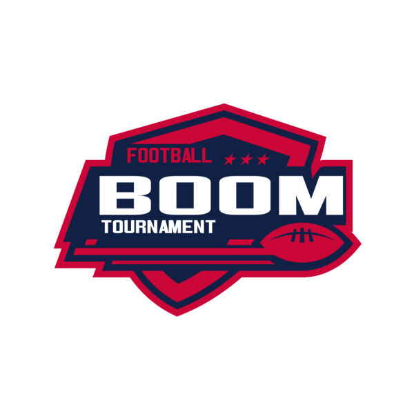 Boom Tournament Football logo template Thumbnail