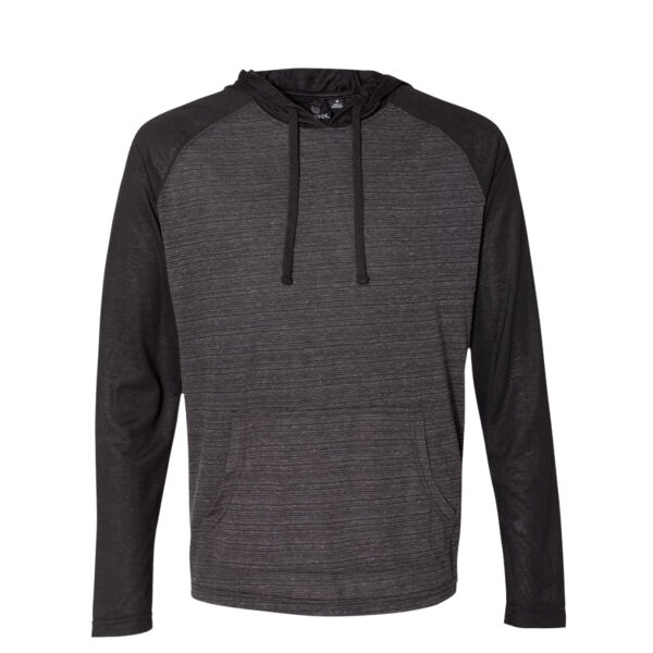 Yarn-Dyed Hooded Raglan T-Shirt Thumbnail