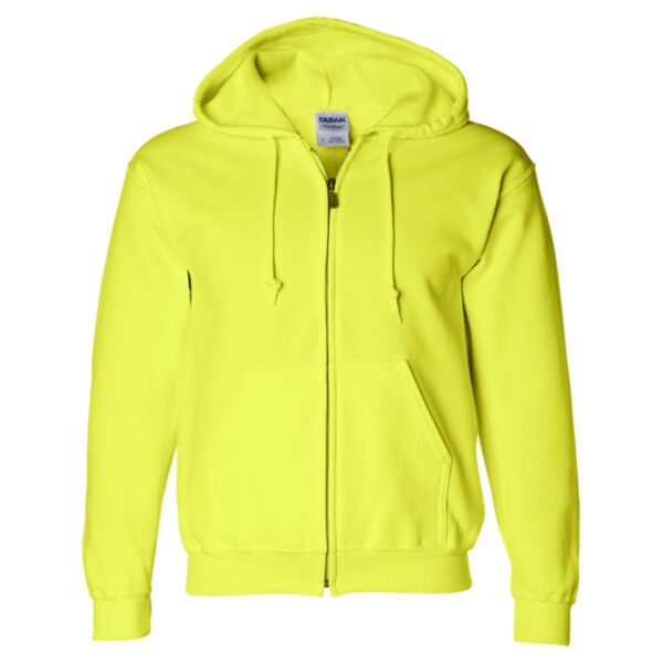 Hi-Vis Gildan DryBlend Hooded Full-Zip Sweatshirt Thumbnail