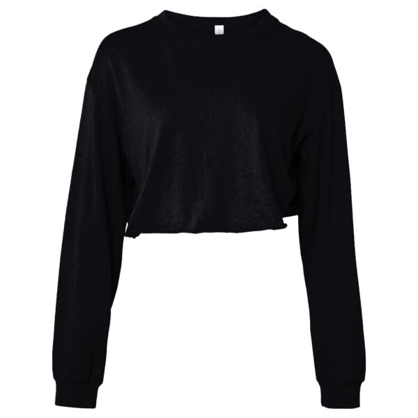 Fast Fashion Women's Cropped Long Sleeve Tee Thumbnail