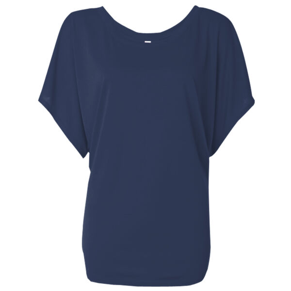 Women's Flowy Draped Sleeve Dolman Tee Thumbnail