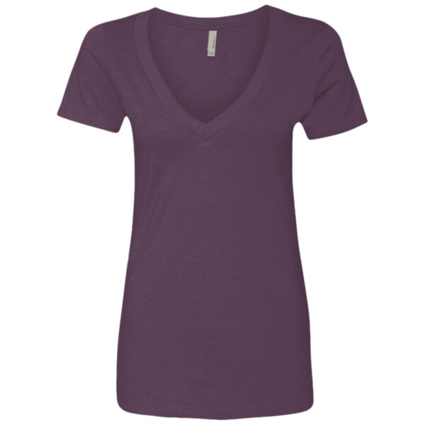 Women’s CVC Short Sleeve Deep-V Thumbnail