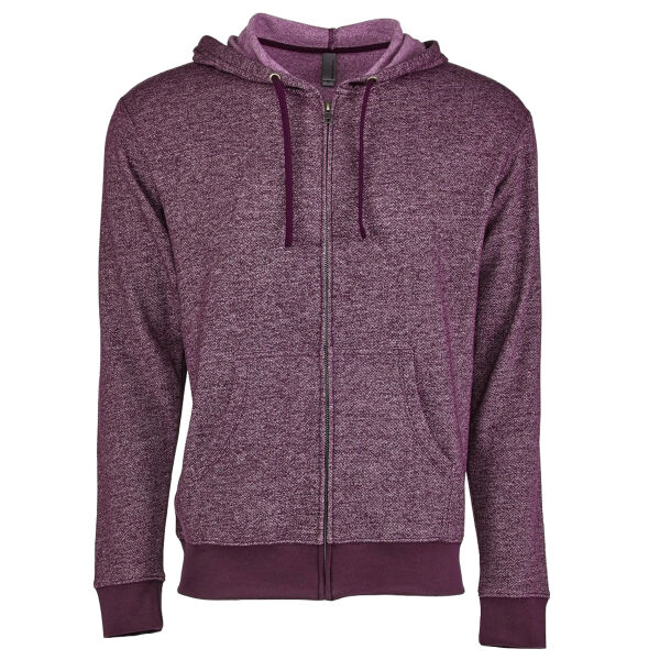 The Denim Fleece Hooded Zip Thumbnail