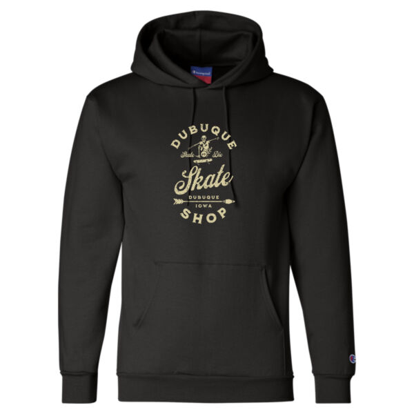 Dubuque Skate Shop (Skate or Die) Champion Hoodie Thumbnail