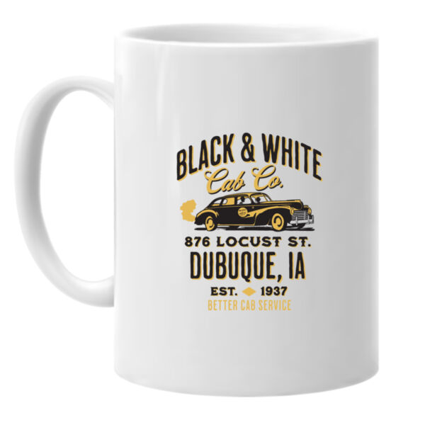 Black & White Cab Company 11oz. Ceramic Mugs Thumbnail