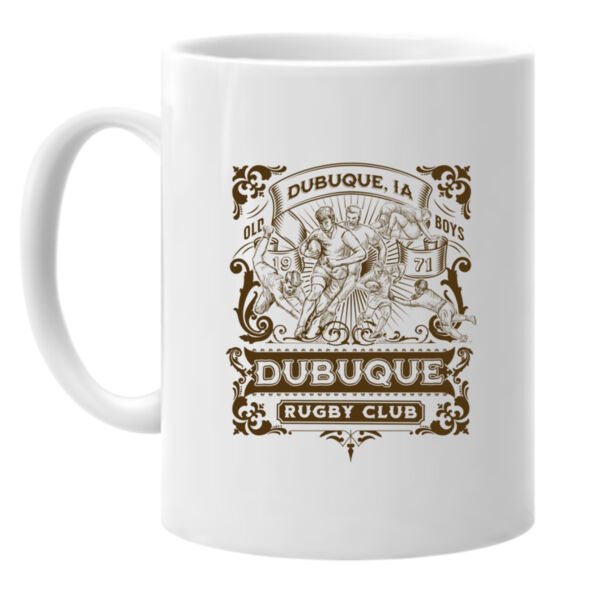 Dubuque Rugby Club Throwback 11oz. Ceramic Mug Thumbnail