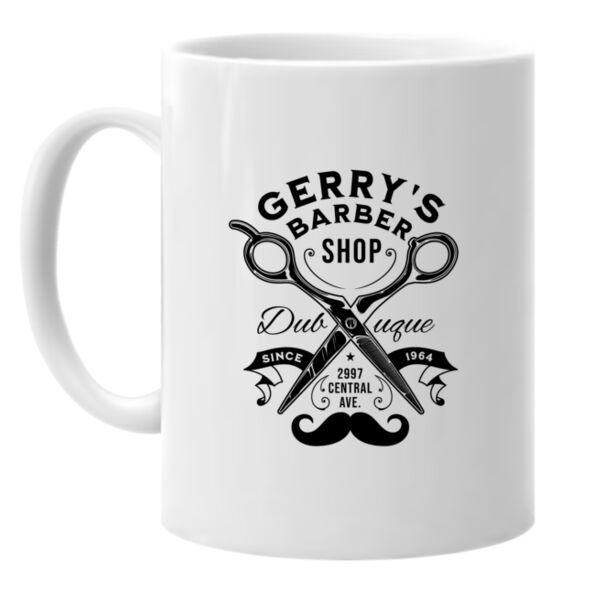 Gerry's Barber Shop Vintage 11oz. Ceramic Coffee Mug Thumbnail