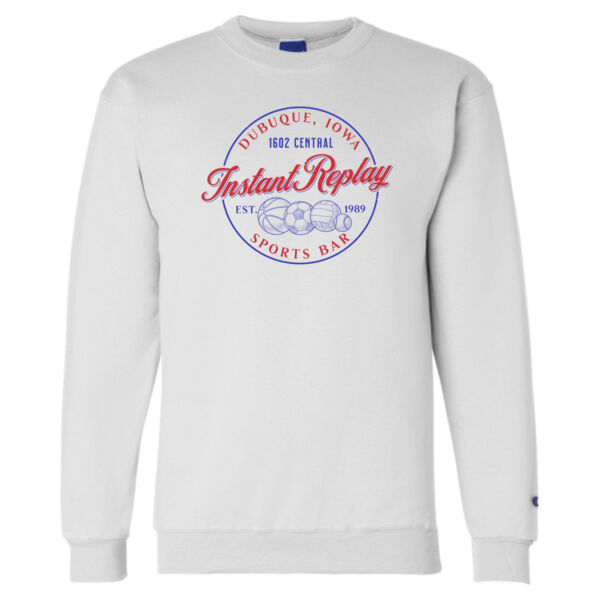 Instant Replay Sports Bar Throwback Crewneck Hoodie Thumbnail