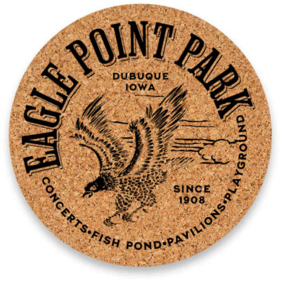 Eagle Point Park Corkboard Coasters Set (4pc) Thumbnail