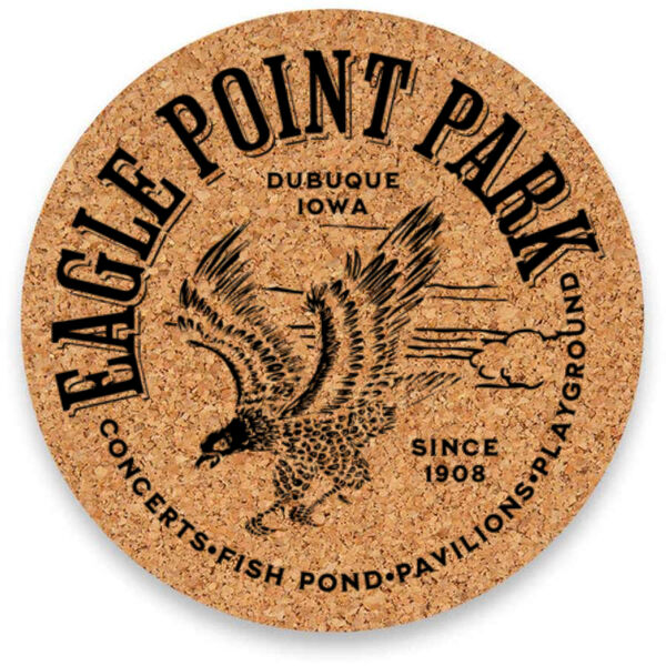 Eagle Point Park Corkboard Coasters Set (4pc) Thumbnail