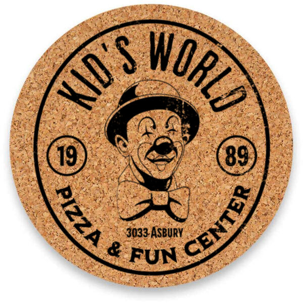 Kid's World Pizza & Fun Center Coasters Set (4pc) Thumbnail