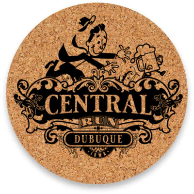 The Dubuque Central Run Throwback Coaster Set (4pc) Thumbnail