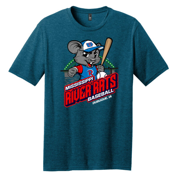 Mississippi River Rats Vintage Baseball T-Shirt Thumbnail