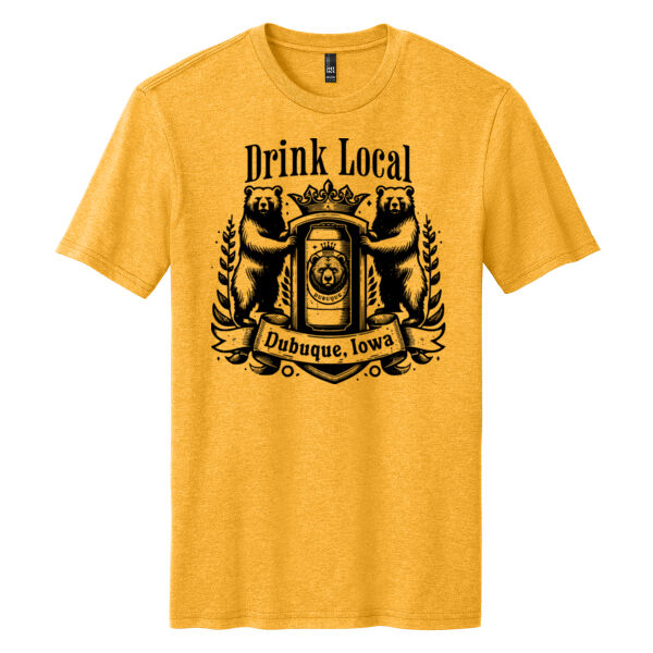 Drink Local Dubuque Vintage Bear T-Shirt Thumbnail
